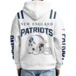 Nfl New England Patriots Quarter Zip Waffle Hoodie 1