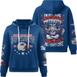 Nfl New England Patriots Waffle Hoodie Bold Patriots Attitude 1