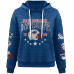 Nfl New England Patriots Waffle Hoodie Bold Patriots Attitude 1