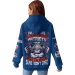 Nfl New England Patriots Waffle Hoodie Bold Patriots Attitude 1