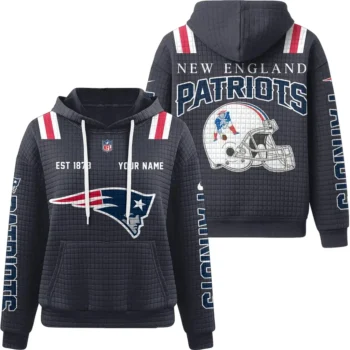 Nfl New England Patriots Waffle Hoodie Built For Glory 1