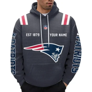Nfl New England Patriots Waffle Hoodie Built For Glory 2