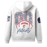 Nfl New England Patriots Waffle Hoodie Chic Patriots Fan 1
