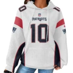 Nfl New England Patriots Waffle Hoodie Drake Maye 2