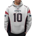 Nfl New England Patriots Waffle Hoodie Drake Maye 2