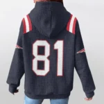 Nfl New England Patriots Waffle Hoodie Randy Moss 1