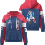 Nfl New England Patriots Waffle Hoodie Retro Patriots Spirit 1