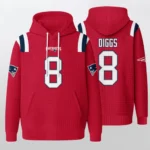 Nfl New England Patriots Waffle Hoodie Stefon Diggs 1