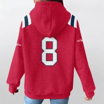 Nfl New England Patriots Waffle Hoodie Stefon Diggs 3
