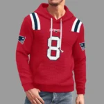Nfl New England Patriots Waffle Hoodie Stefon Diggs 1