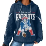 Nfl New England Patriots Waffle Hoodie Super Bowl Champions 1