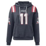 Nfl New England Patriots Waffle Hoodie W11 Team 1
