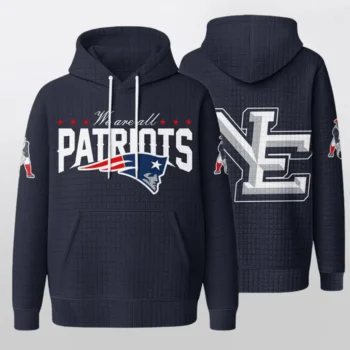 Nfl New England Patriots Waffle Hoodie We Are All Team 1