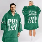 Nfl Philadelphia Eagles Blanket Hoodie Bird Gang 1