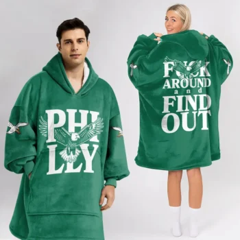 Nfl Philadelphia Eagles Blanket Hoodie Bird Gang 1