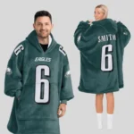 Nfl Philadelphia Eagles Blanket Hoodie Devonta Smith 1