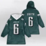 Nfl Philadelphia Eagles Blanket Hoodie Devonta Smith 1
