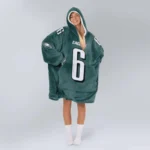 Nfl Philadelphia Eagles Blanket Hoodie Devonta Smith 1