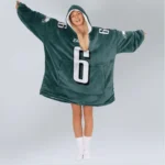Nfl Philadelphia Eagles Blanket Hoodie Devonta Smith 1