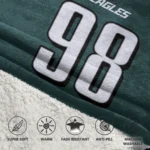Nfl Philadelphia Eagles Blanket Hoodie Jalen Carter 1