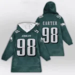Nfl Philadelphia Eagles Blanket Hoodie Jalen Carter 1