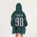 Nfl Philadelphia Eagles Blanket Hoodie Jalen Carter 1
