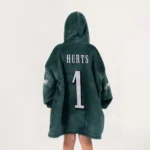 Nfl Philadelphia Eagles Blanket Hoodie Jalen Hurts 1