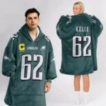 Nfl Philadelphia Eagles Blanket Hoodie Jason Kelce 1