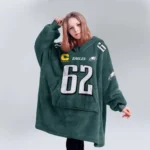 Nfl Philadelphia Eagles Blanket Hoodie Jason Kelce 1