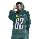 Nfl Philadelphia Eagles Blanket Hoodie Jason Kelce 1