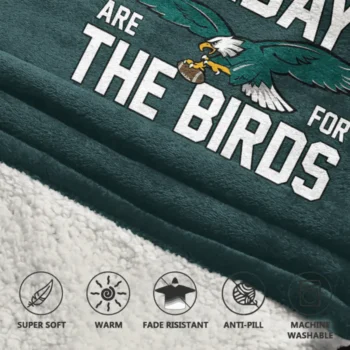 Nfl Philadelphia Eagles Blanket Hoodie Saquon Barkley Sundays Are For The Birds 2