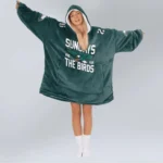 Nfl Philadelphia Eagles Blanket Hoodie Saquon Barkley Sundays Are For The Birds 1