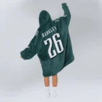 Nfl Philadelphia Eagles Blanket Hoodie Saquon Barkley Sundays Are For The Birds 1