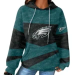 Nfl Philadelphia Eagles Custom Waffle Hoodie 2