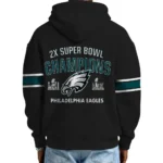 Nfl Philadelphia Eagles Quarter Zip Waffle Hoodie 1