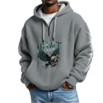 Nfl Philadelphia Eagles Quarter Zip Waffle Hoodie Super Bowl Champions 1