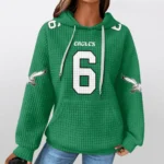 Nfl Philadelphia Eagles Waffle Hoodie Devonta Smith 2