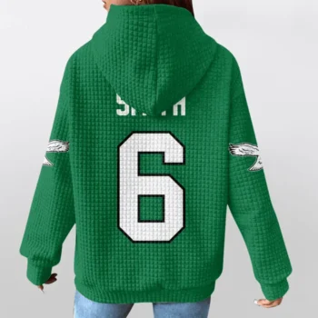 Nfl Philadelphia Eagles Waffle Hoodie Devonta Smith 3