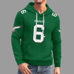 Nfl Philadelphia Eagles Waffle Hoodie Devonta Smith 2