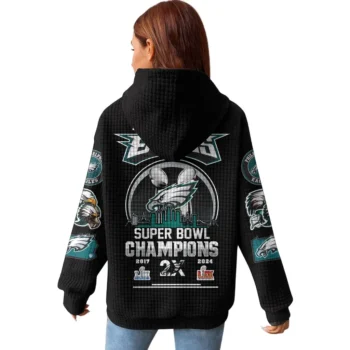Nfl Philadelphia Eagles Waffle Hoodie Fly Eagles Fly Legacy 2