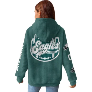 Nfl Philadelphia Eagles Waffle Hoodie Go Birds 2
