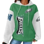 Nfl Philadelphia Eagles Waffle Hoodie Jalen Hurts 1