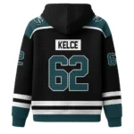 Nfl Philadelphia Eagles Waffle Hoodie Jason Kelce 1