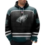 Nfl Philadelphia Eagles Waffle Hoodie Jason Kelce 1