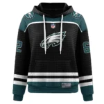 Nfl Philadelphia Eagles Waffle Hoodie Jason Kelce 1