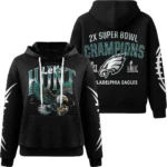 Nfl Philadelphia Eagles Waffle Hoodie Super Bowl Champions 1
