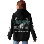 Nfl Philadelphia Eagles Waffle Hoodie Super Bowl Champions 1