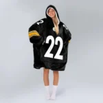 Nfl Pittsburgh Steelers Blanket Hoodie Najee Harris 1
