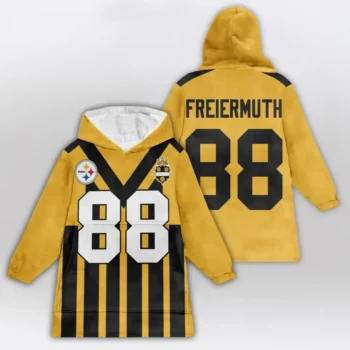 Nfl Pittsburgh Steelers Blanket Hoodie Pat Freiermuth 2
