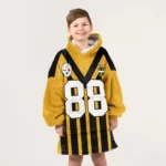 Nfl Pittsburgh Steelers Blanket Hoodie Pat Freiermuth 1